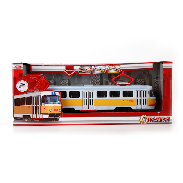 Модель 600-36002XHR Трамвай Технопарк  в коробке