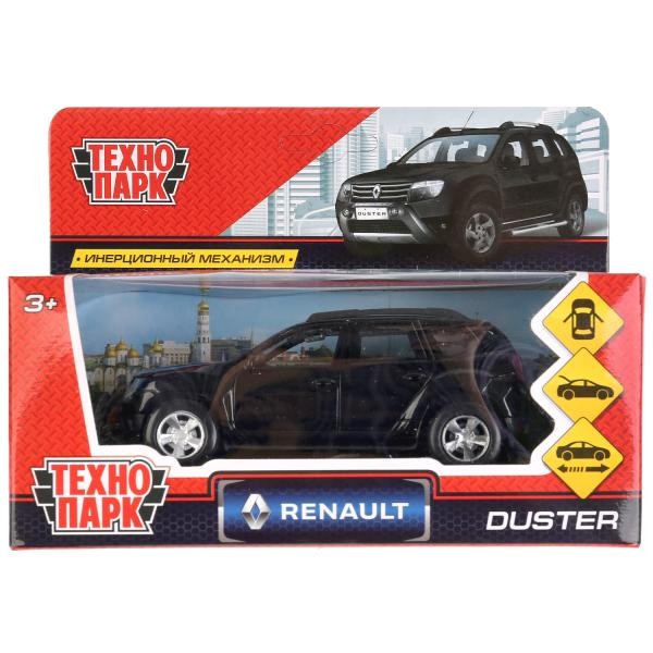 Модель DUSTER-BK Renault Duster черный Технопарк в коробке
