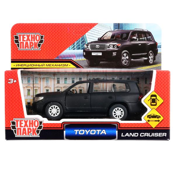 Модель CRUISER-BE Toyota land cruiser матовый черный Технопарк  в коробке