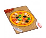 Деревянная липучка пицца морская 30203