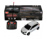 Машина на радиоуправлении LADAXRAY-18L-GY LADA XRAY 18 см, свет, сереб Технопарк в кор /36/