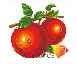 Набор для творчества Картина стразами Красные яблоки АЖ-1071