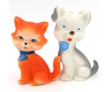 Набор резиновых игрушек Котик и Собачка СИ-792