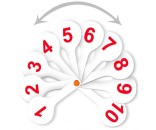 Касса (веер) цифры от 1 до 20 прямой и обратный счет ВК15 СТАММ