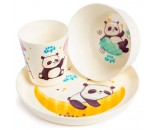 Набор детской посуды Lalababy Play with Me Panda LA1105