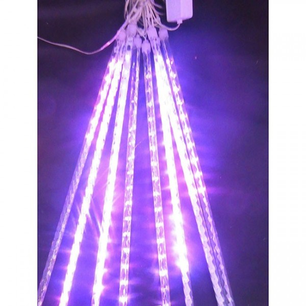 Электрическая гирлянда Сосульки 30см LED 8шт белый МК-19119