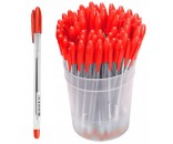 Ручка шарик красный на масляной основе VEGA 0,7мм РШ110 СТАММ 