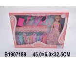 Кукла 1035D с платьями и аксесс. в коробке
