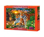 Пазл 2000 Семья тигров С-200825 Castor Land